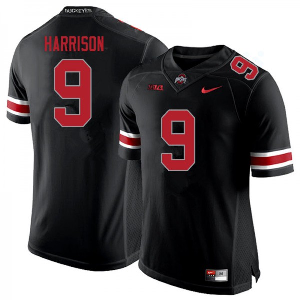 Ohio State Buckeyes #9 Zach Harrison Men Stitch Jersey Blackout